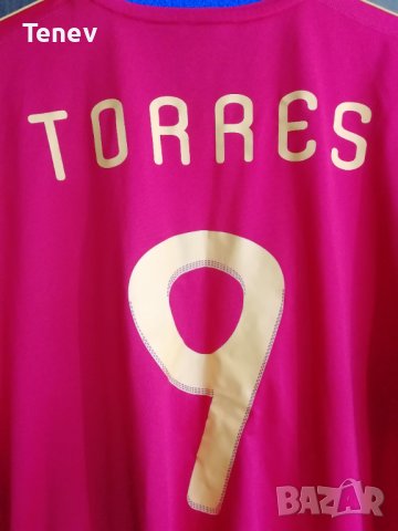 Spain Fernando Torres Adidas оригинална тениска фланелка Испания Торес размер L 2010 , снимка 8 - Тениски - 38106072
