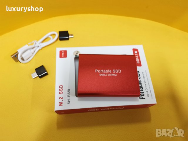 БЕЗПЛАТНА ДОСТАВКА! Преносим оригинален високоскоростен 8TB SSD външен твърд диск USB3.1 интерфейс