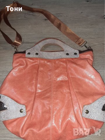 Дамска чанта JEANNETTE LEHR естествена кожа , снимка 3 - Чанти - 35254319