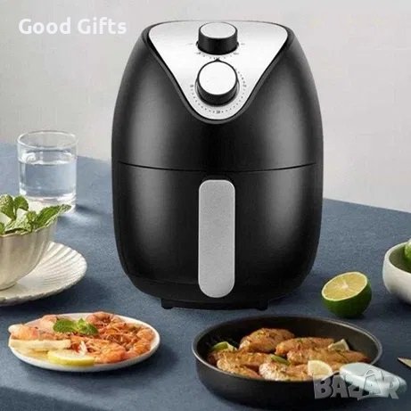Air Fryer Cook Faster уред за готвене без мазнина 2.6л., снимка 4 - Фритюрници - 38094021