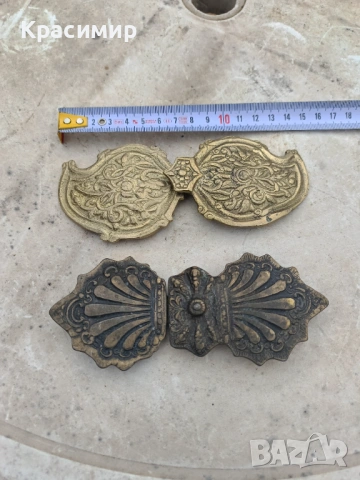  Бронзови пафти - 60€/177,35 лв. за бр. Доставка с еконт, снимка 2 - Антикварни и старинни предмети - 53393750