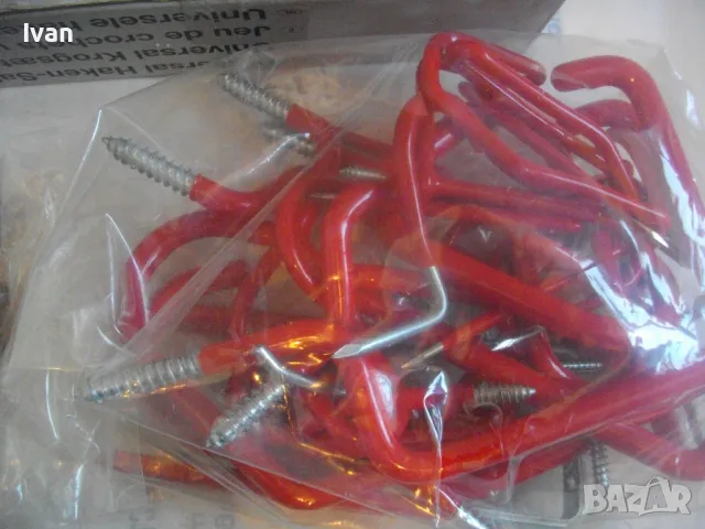 MEISTER НОВ НЕМСКИ ОРИГИНАЛЕН КОМПЛЕКТ КУКИ ЗА ОКАЧВАНЕ ТЕЖКИ НАТОВАРВАНИЯ 29 БРОЯ, снимка 18 - Други инструменти - 48922630