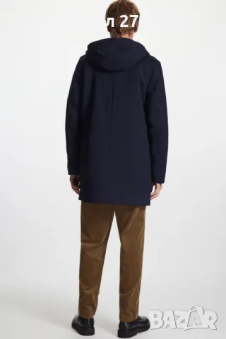 COS тъмносиньо мъжко яке-парка, размер 50(L), снимка 5 - Якета - 50185397