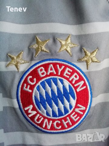 Bayern Munich Adidas оригинална вратарска тениска фланелка Байерн Мюнхен юношеска 13-14г , снимка 5 - Тениски - 38181856