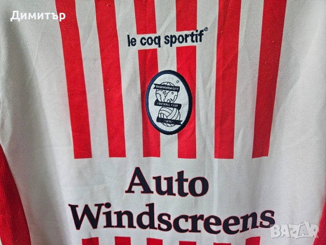 Le Coq Sportif Birmingham City F.C. футболна фланелка Jersey футбол soccer 1999 L/XL English League , снимка 9 - Футбол - 53418896