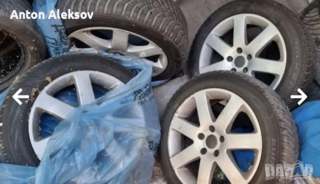 Джанти 17 с чисто нови зимни гуми.., снимка 4 - Гуми и джанти - 48300244