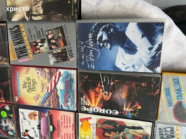 оригинални видеокасети рок и поп мизика, снимка 10 - DVD дискове - 53522875