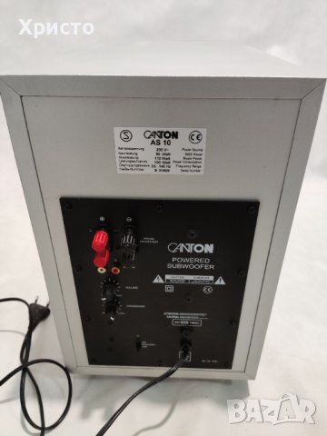 Canton as10 активен subwoofer/колони mx 5броя , снимка 4 - Тонколони - 36592669