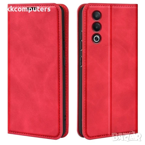 Oppo A80 5G / A3 Pro 5G Drop-Proof/ Skin-Touch Leather Magnetic Wallet Кожен Калъф и Протектор, снимка 3 - Калъфи, кейсове - 50738705