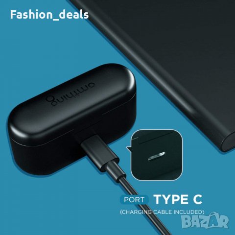 Нови безжични слушалки Bluetooth 5.0 водоустойчиви спортни с кутия за зареждане, снимка 7 - Bluetooth слушалки - 33681069