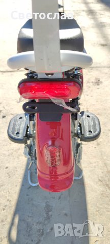 Електрически скутер бордо цвят 350 вата безчетков мотор, снимка 7 - Велосипеди - 31488632