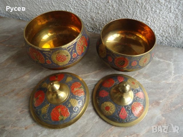 Сет предмети от бронз/месинг, снимка 6 - Декорация за дома - 42634927