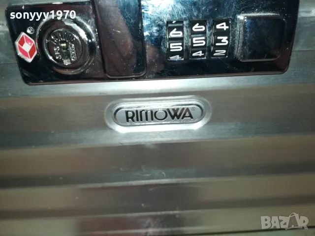 заявен-RIMOWA GERMANY 1898-МАРКОВ АЛУМИНИЕВ КУФАР 1904251928LNWC, снимка 7 - Микрофони - 49962591