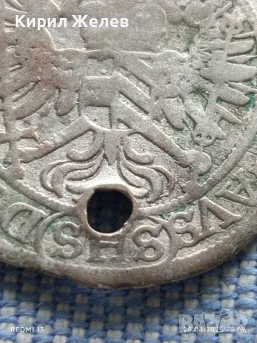 Сребърна монета Леополд шести рядка стара за КОЛЕКЦИОНЕРИ 50093, снимка 9 - Нумизматика и бонистика - 50020525