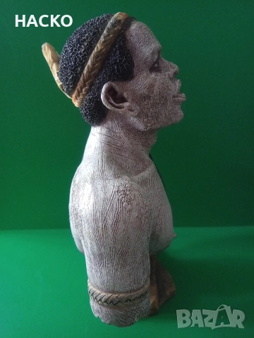 Бюст на Мъж Панга, снимка 4 - Статуетки - 53074832