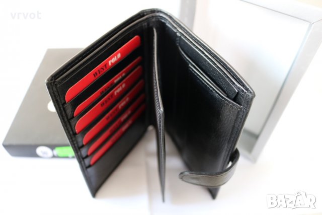 Качество, Лукс и Стил с несравним дизайн изцяло-Портфейл за документи от естествена кожа