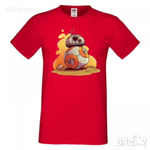 Мъжка тениска Star Wars BB-8 Star Wars Игра,Изненада,Подарък,Геймър, , снимка 7 - Тениски - 36808565