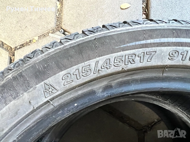 2бр всесезонни гуми 215-45-17, снимка 6 - Гуми и джанти - 52636326