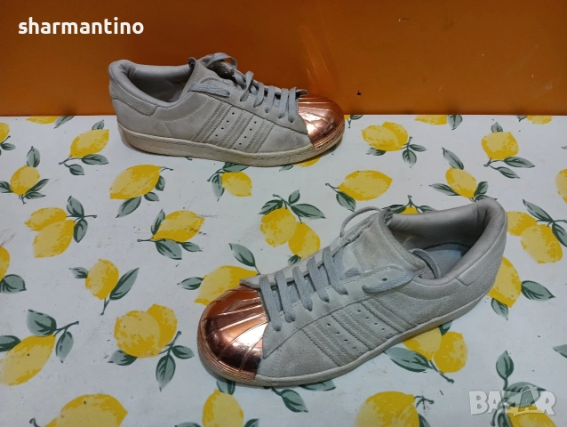 Adidas Superstar N 37,5 кожени, снимка 8 - Маратонки - 53471104