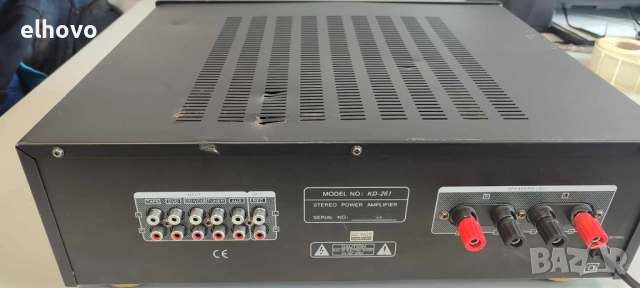 Стерео усилвател Conrad KD-261, снимка 9 - Ресийвъри, усилватели, смесителни пултове - 52441611
