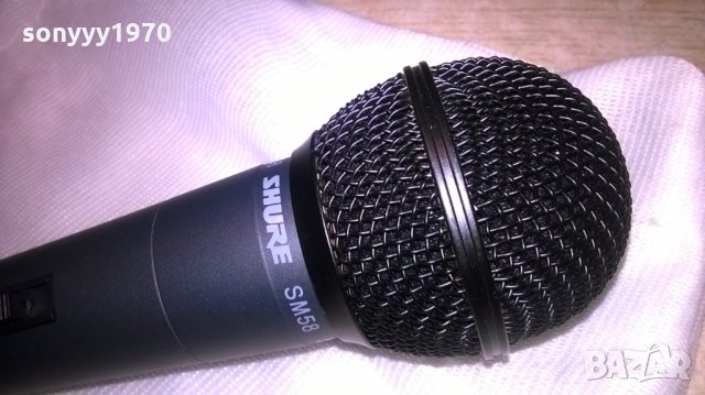 BLACK-shure sm58-microphone-внос швеицария, снимка 4 - Микрофони - 26793861