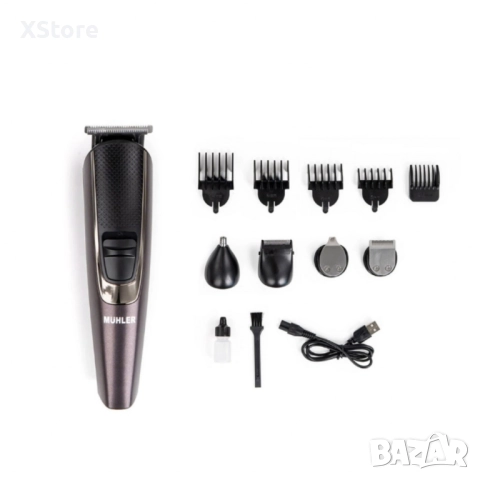 Машинка за подстригване, 5в1 Muhler, снимка 4 - Машинки за подстригване - 52508083