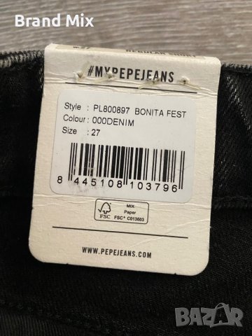 Pepe Jeans къси дънкови панталонки, снимка 4 - Къси панталони и бермуди - 43899006