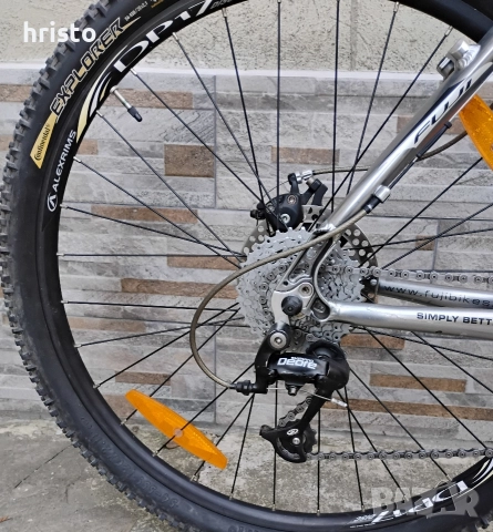 АЛУМИНИЕВ велосипед FUJI 26", DEORE, снимка 10 - Велосипеди - 52847259