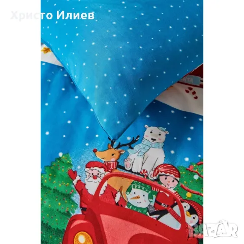 Детски коледен спален комплект, снимка 5 - Спално бельо и завивки - 47938090