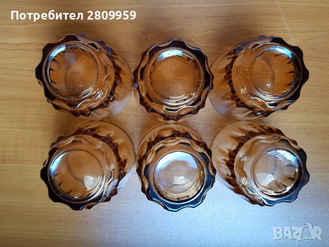 Стъклени чаши за уиски, снимка 2 - Сервизи - 38051121