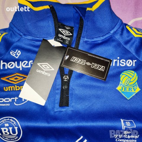 Нова  с етикети Umbro футболна фланелка 164см. Дълъг ръкав има и др. в обявите. За повече бр. Правя , снимка 2 - Футбол - 43343568