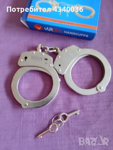 Белезници полицейски , снимка 3 - Екипировка - 48490903