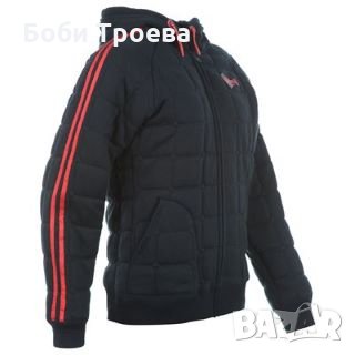 Туристически суитчър с качулка ”lonsdale ” с две странични ленти на ръкава,внос от Англия.65% полиес