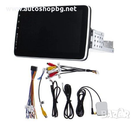 Универсална 1-DIN 10" мултимедия с Android GPS WiFi 360° с въртящ дисплей, снимка 4 - Аксесоари и консумативи - 35190225