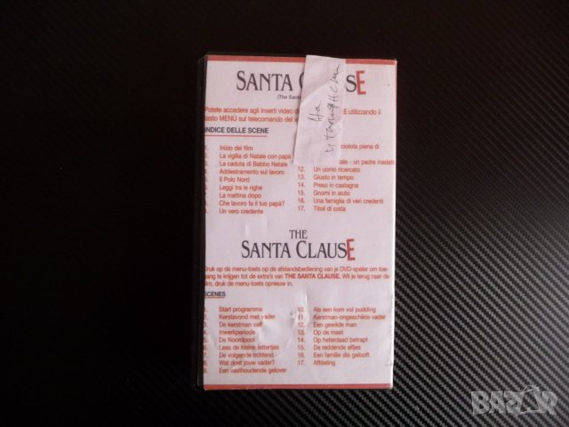 Дядо Коледа Дисни Тим Алън Santa Clause vhs филм детски , снимка 3 - Комедии - 38853611