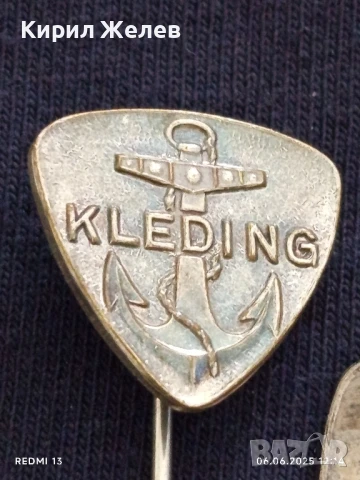 Две значки стари редки перфектно състояние за КОЛЕКЦИЯ ДЕКОРАЦИЯ 29765, снимка 2 - Колекции - 50572334