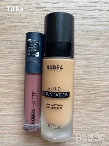 Фон дьо ген + червило NOBEA, снимка 2 - Козметика за лице - 43152979