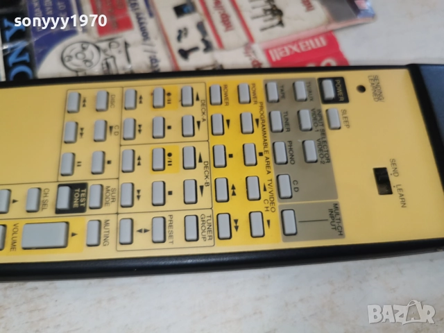 ONKYO RC-383M LEARN REMOTE CONTROL-ВНОС SWISS 1412251630, снимка 2 - Ресийвъри, усилватели, смесителни пултове - 52791628