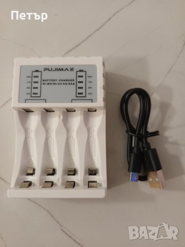 Зарядно за презареждащи батерии, зареждачка, НОВО, 1.5V, АА, ААА, снимка 2 - Друга електроника - 43991302