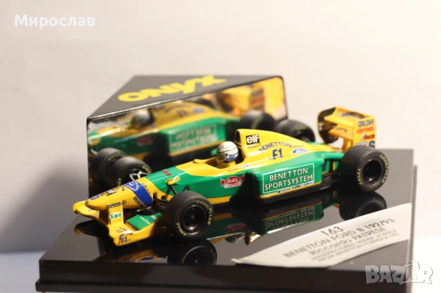 1:43 ONYX BENETON FORD RICARDO PATRESE БОЛИД ФОРМУЛА, снимка 6 - Колекции - 53164058