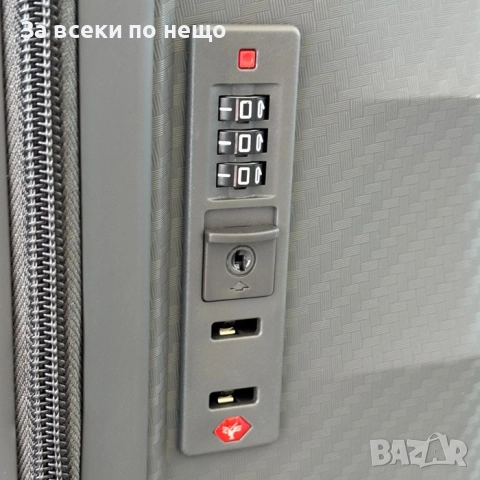 Комплект куфари 3 в 1 – Полипропилен, Ултра здрави, Леки, Черен цвят, снимка 6 - Други - 52336138