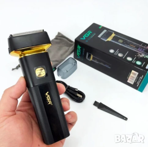 Безжична електрическа самобръсначка VGR V-355 с LED д-исплей, IPX6 водоустойчивост и бързо зареждане, снимка 2 - Електрически самобръсначки - 50630323