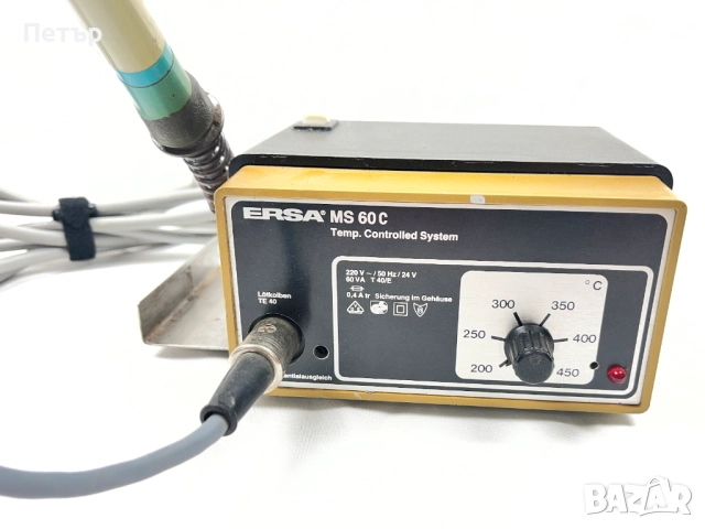 Станция за запояване ERSA MS 60 C  / поялник TE 40, снимка 2 - Поялници и запояване - 52886892