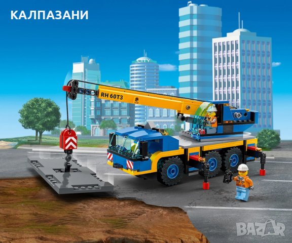 LEGO® City Great Vehicles 60324 - Подвижен кран, снимка 4 - Конструктори - 38927976