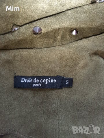 Drove de copies S/ M Тревисто зелена рокля с капси , снимка 7 - Рокли - 39088979