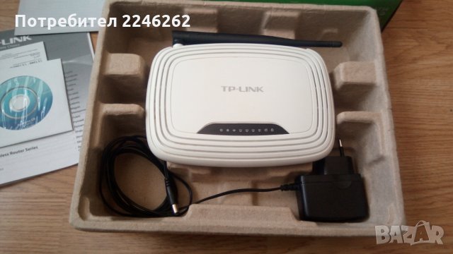 Рутер TP-LINK TL-WR740N Wireless, снимка 3 - Рутери - 34791289
