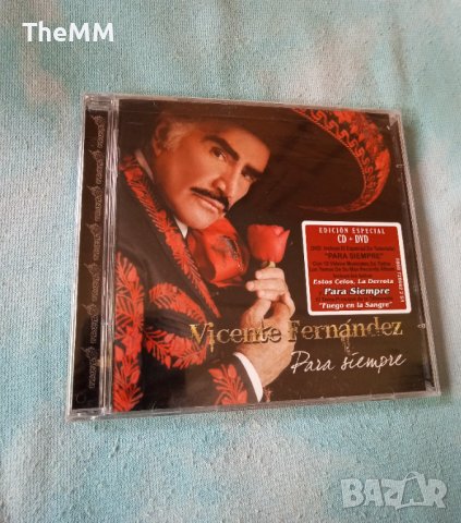 Vicente Fernandez - Para Siempre CD+DVD - Нов, снимка 1 - CD дискове - 40539514