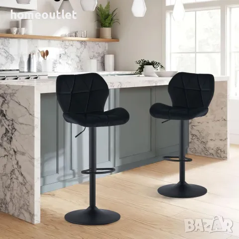 Комплект от 2 бр. бар столове BZYC-BS-0136BL, снимка 2 - Столове - 47627606