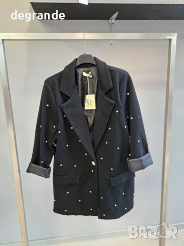 Дамско Сако с Перли , снимка 2 - Якета - 53159217