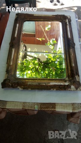 Старо австрийско бароково огледало, снимка 8 - Антикварни и старинни предмети - 33467598